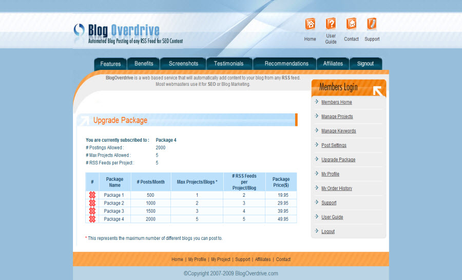 Automatic Posting to Blog